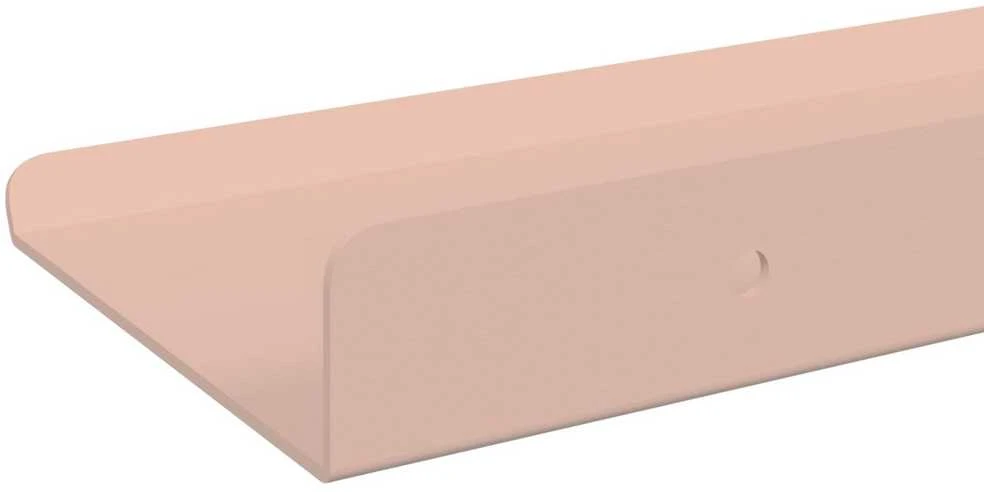 Plūduriuojanti lentyna 2 vnt. Rožinė 60 x 8,5 x 2,5 cm Plienas