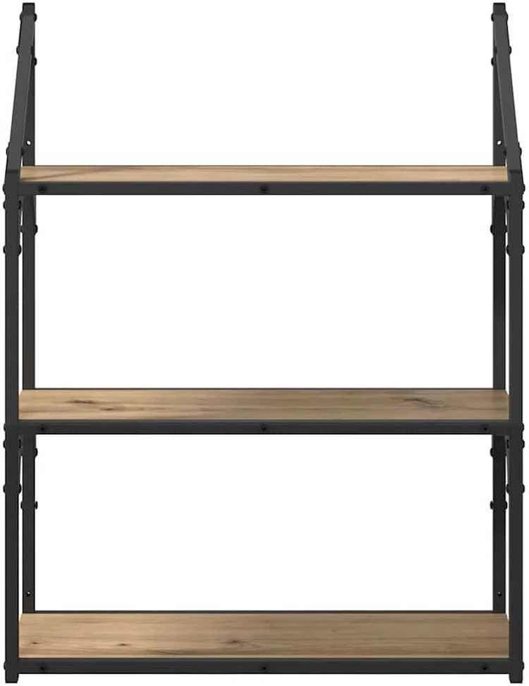 Sieninė lentyna Sieninis Amatininkų ąžuolas 60 x 21 x 78,5 cm