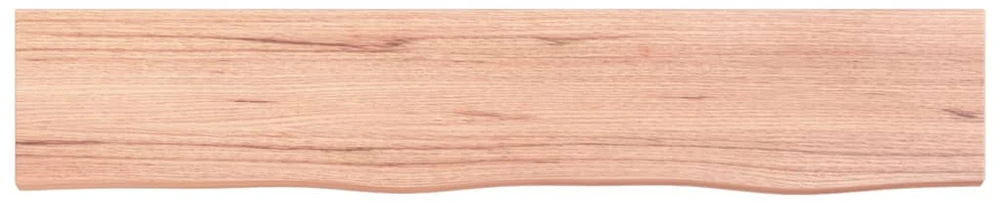 Sieninė lentyna, šviesiai ruda, 100x20x4cm, ąžuolo masyvas