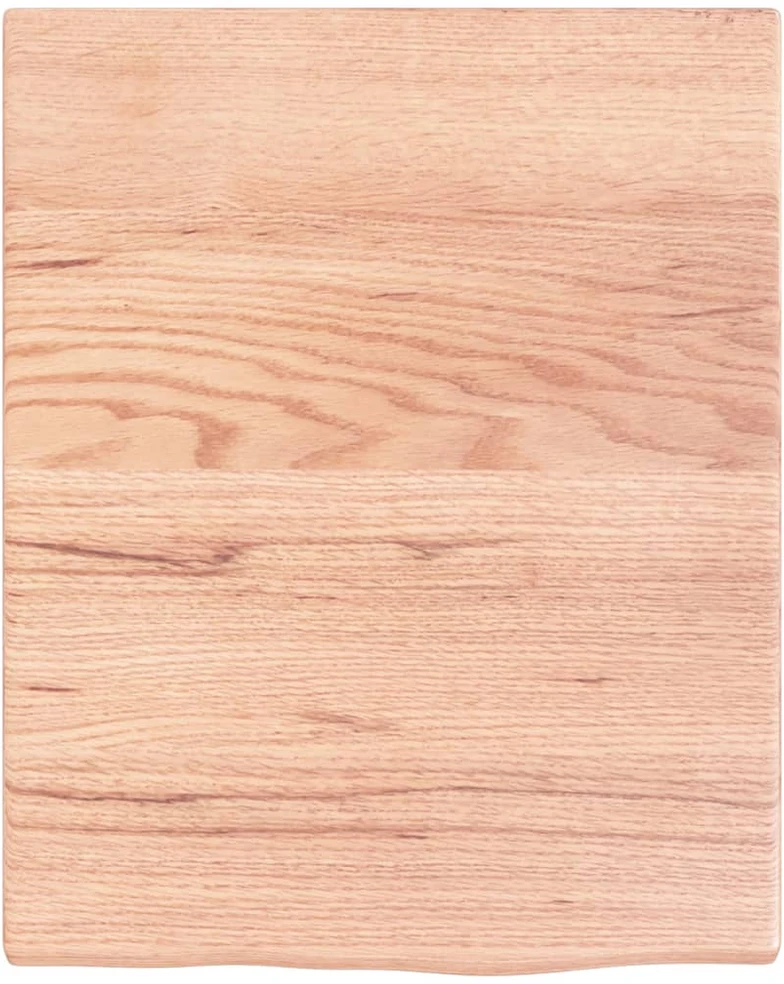 Sieninė lentyna, šviesiai ruda, 40x50x2cm, ąžuolo masyvas