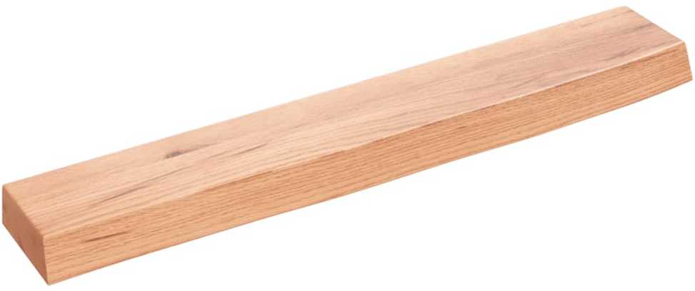 Sieninė lentyna, šviesiai ruda, 60x10x4cm, ąžuolo masyvas