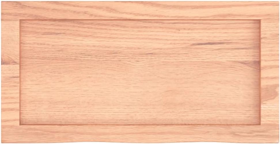 Sieninė lentyna, šviesiai ruda, 60x30x(2–6)cm, ąžuolo masyvas