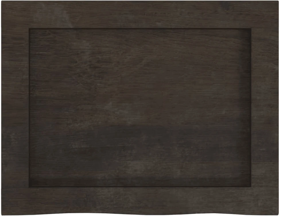 Sieninė lentyna, tamsiai ruda, 40x30x(2-4) cm, ąžuolo masyvas