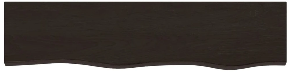 Sieninė lentyna, tamsiai pilka, 80x20x4 cm, ąžuolo masyvas