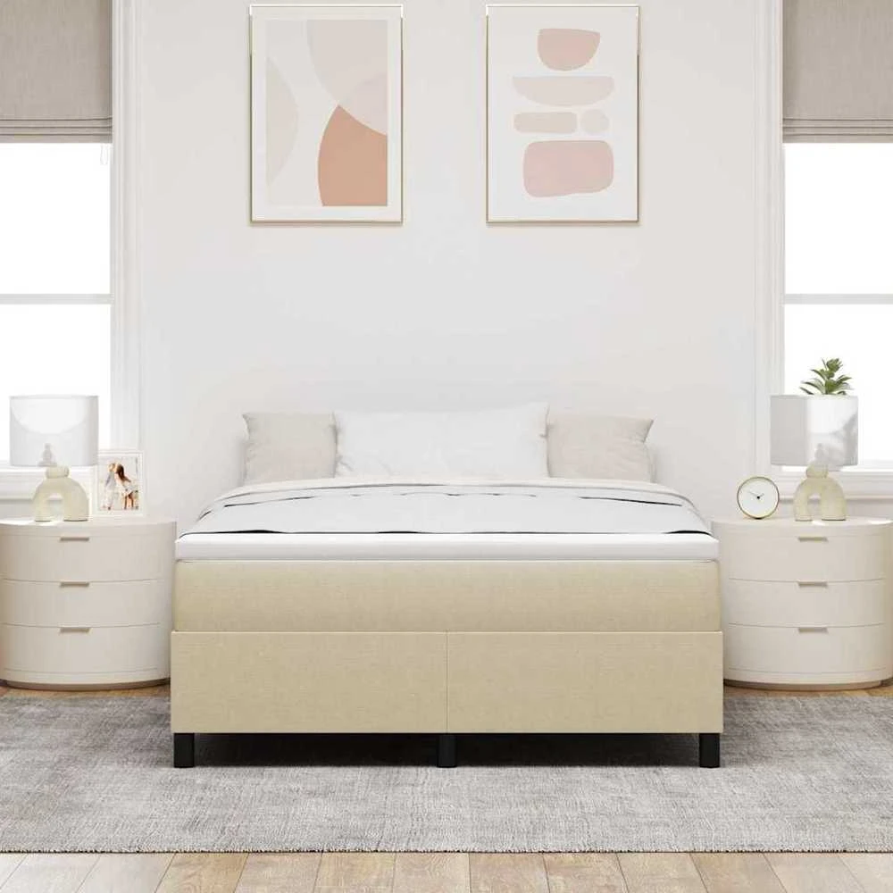Platforminės lovos rėmas Pilkai žalia 160 x 200 cm