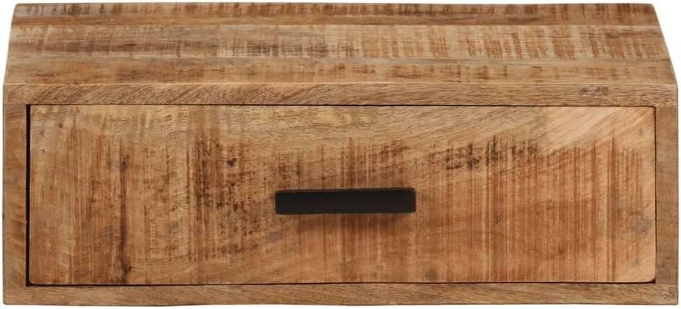 Sieninė naktinė spintelė, 40x30x13,5cm, mango medienos masyvas