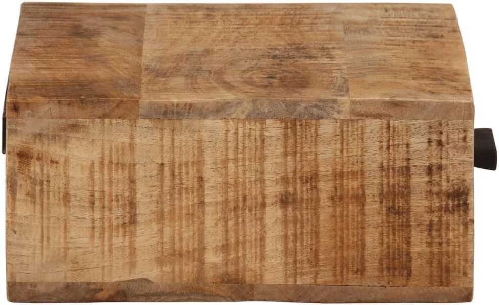 Sieninė naktinė spintelė, 40x30x13,5cm, mango medienos masyvas