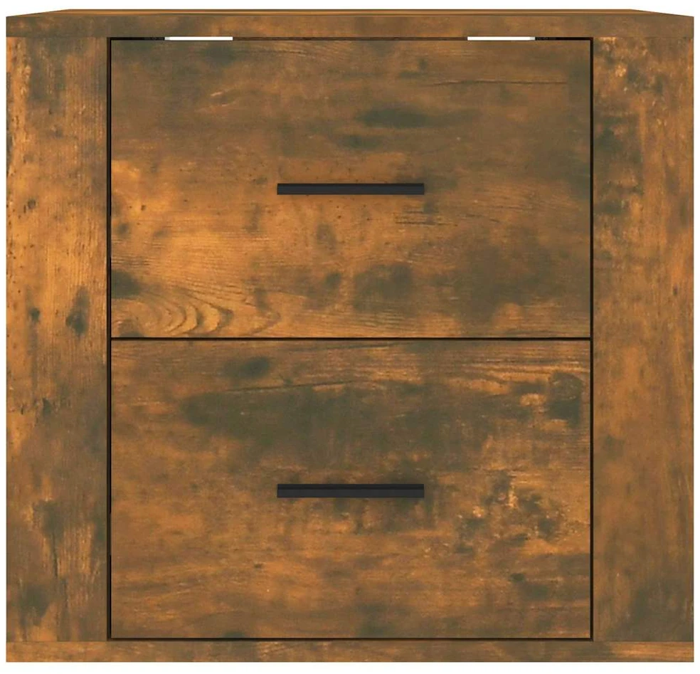 Sieninė naktinė spintelė, dūminio ąžuolo, 50x36x47cm