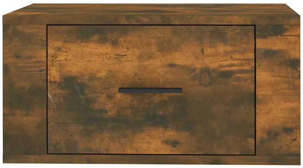 Sieninė naktinė spintelė, dūminio ąžuolo, 50x36x25cm