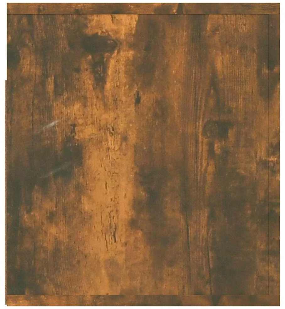 Sieninė naktinė spintelė, dūminio ąžuolo, 50x36x40cm