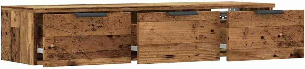 Sieninė Spinta Old Wood 102x30x20 cm Inžinierinė mediena
