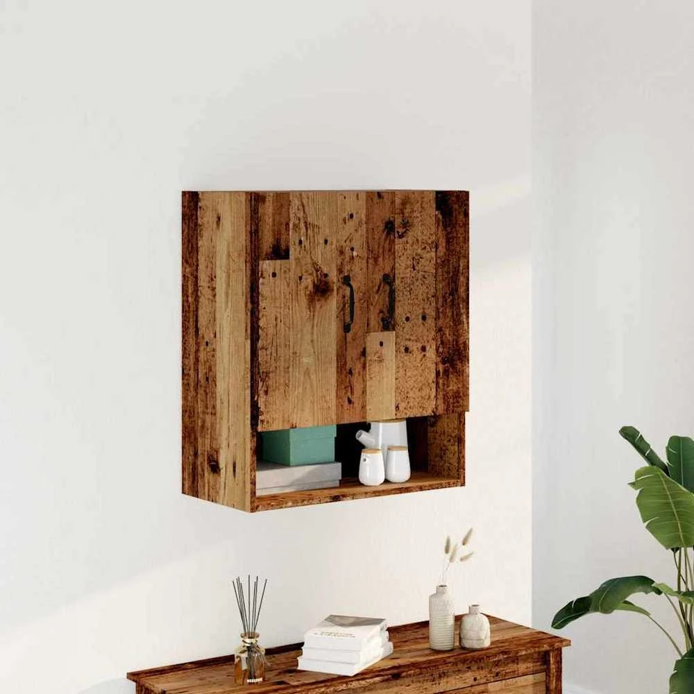 Sieninė Spinta Old Wood 60x31x70 cm Inžinierinė mediena