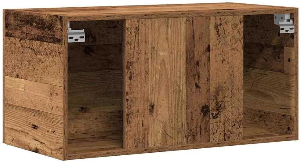 Sieninė Spinta Old Wood 80x39x40 cm Inžinierinė mediena