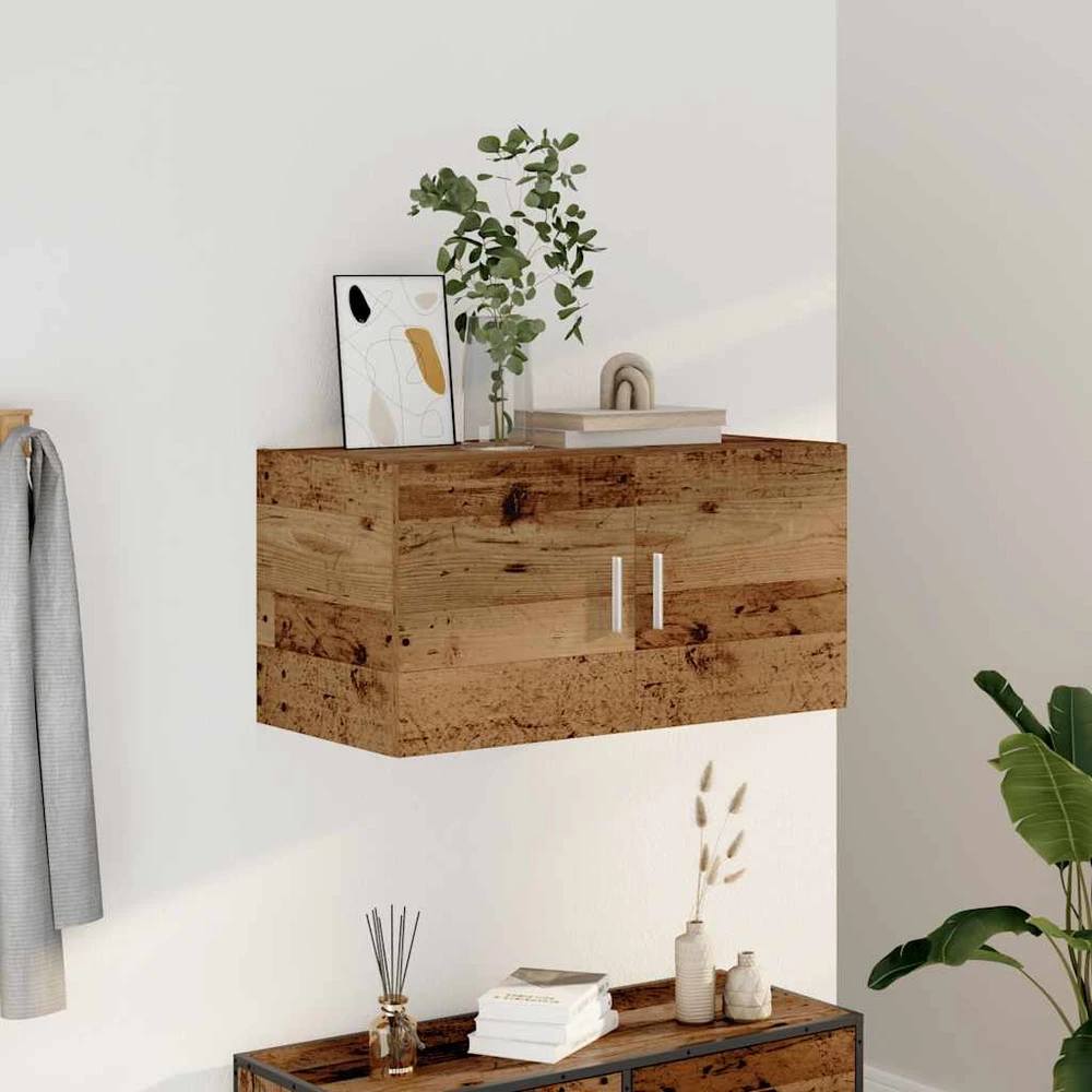 Sieninė Spinta Old Wood 80x39x40 cm Inžinierinė mediena