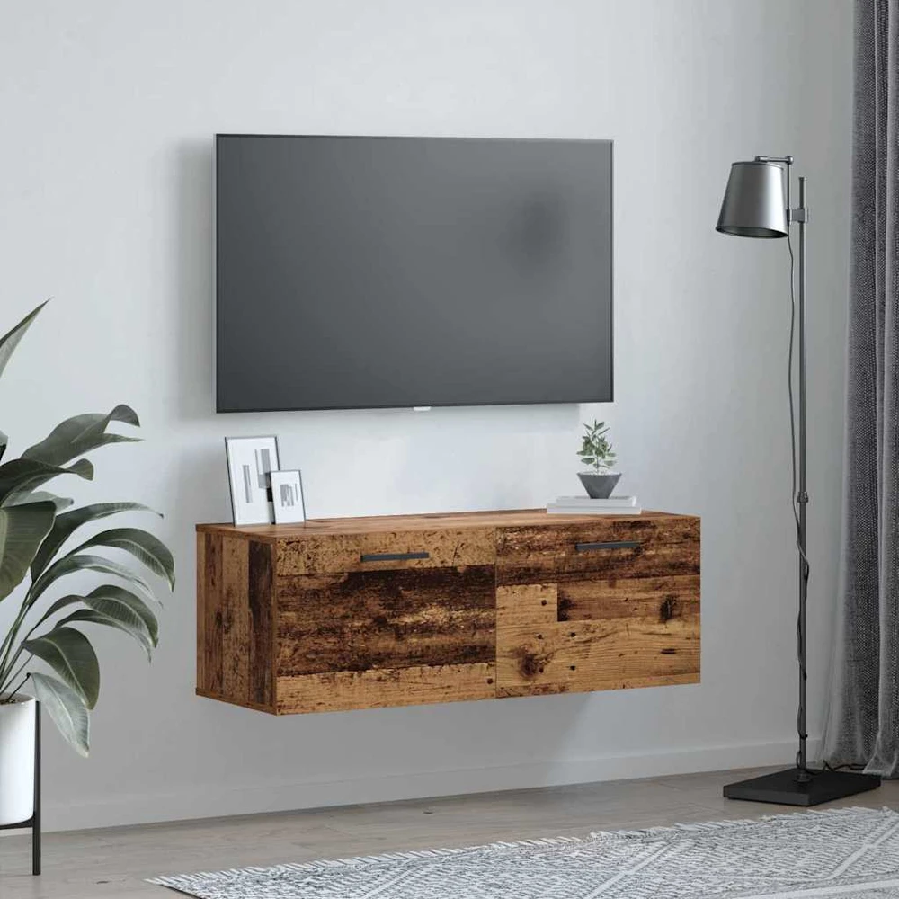 Sieninė spintelė 100 x 36.5 x 35 cm Apdirbta mediena