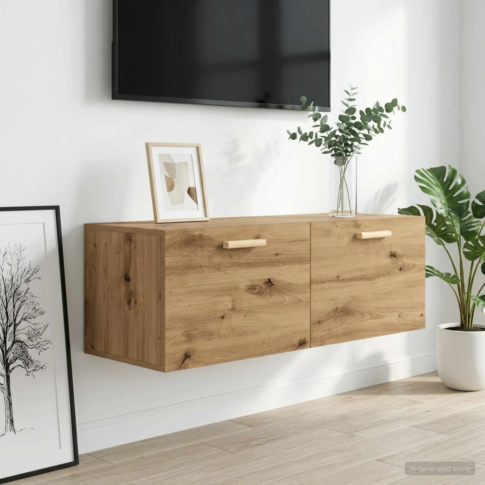Sieninė spintelė 100 x 36,5 x 35 cm Apdirbta mediena