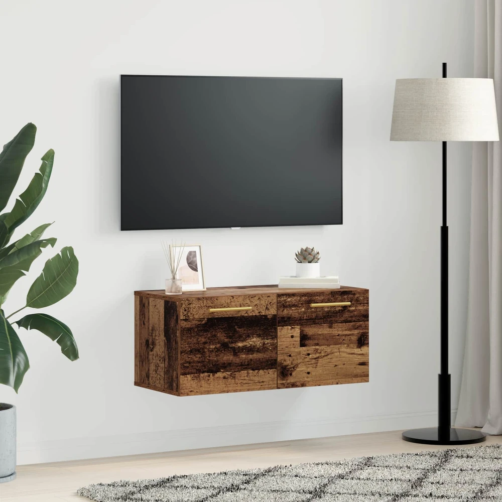 Sieninė spintelė 80 x 36.5 x 35 cm Apdirbta mediena