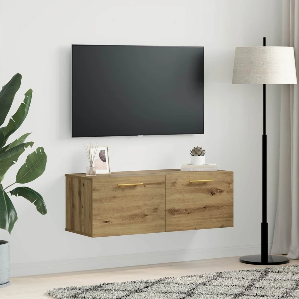 Sieninė spintelė 100 x 36.5 x 35 cm Apdirbta mediena