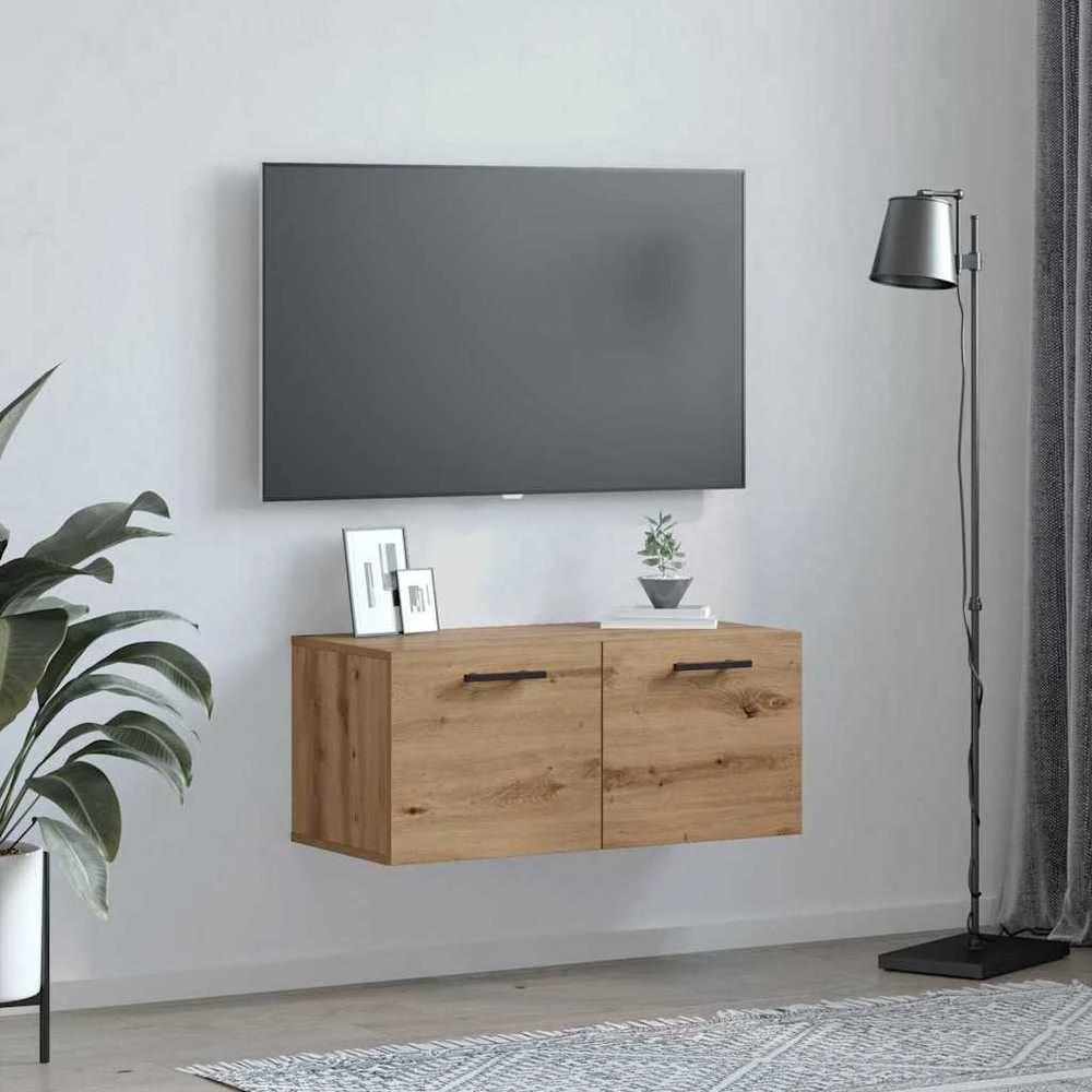 Sieninė spintelė 80 x 36.5 x 35 cm Apdirbta mediena