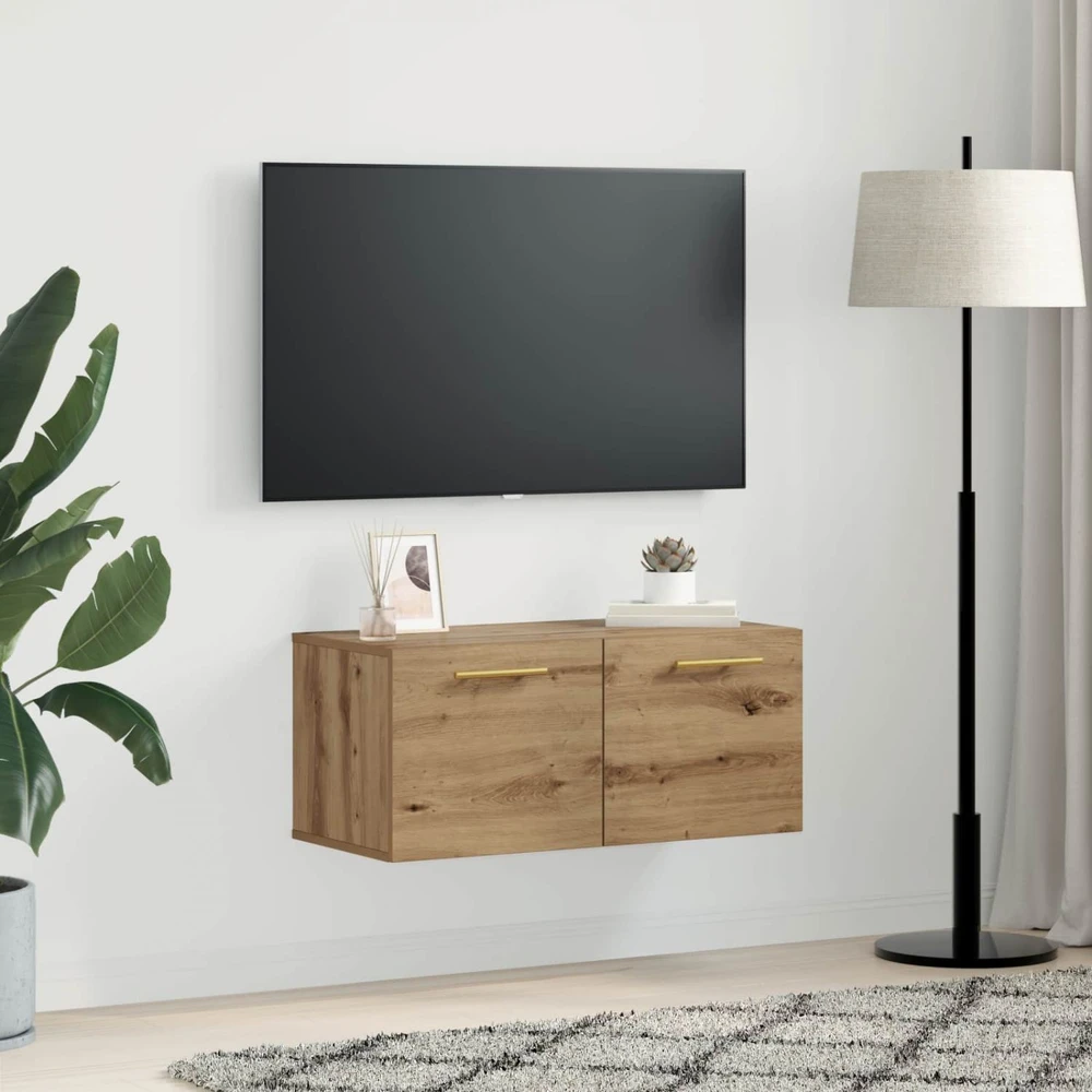 Sieninė spintelė 80 x 36.5 x 35 cm Apdirbta mediena