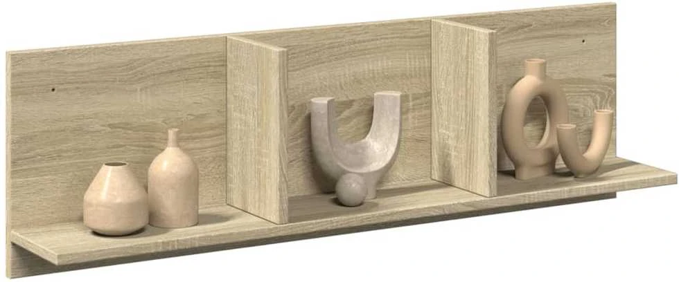 Sieninė spintelė, ąžuolo, 100x16,5x30cm, apdirbta mediena