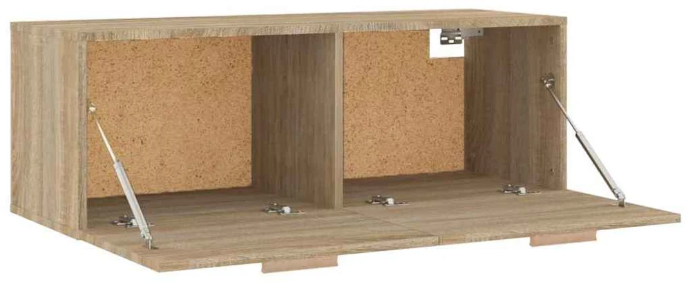 Sieninė spintelė, ąžuolo, 100x36,5x35cm, apdirbta mediena