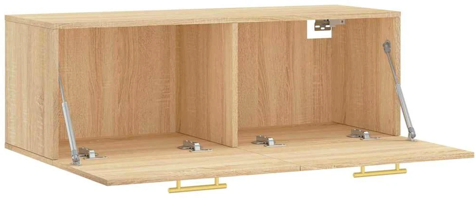 Sieninė spintelė, ąžuolo, 100x36,5x35cm, apdirbta mediena