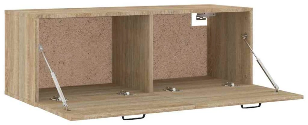 Sieninė spintelė, ąžuolo, 100x36,5x35cm, apdirbta mediena