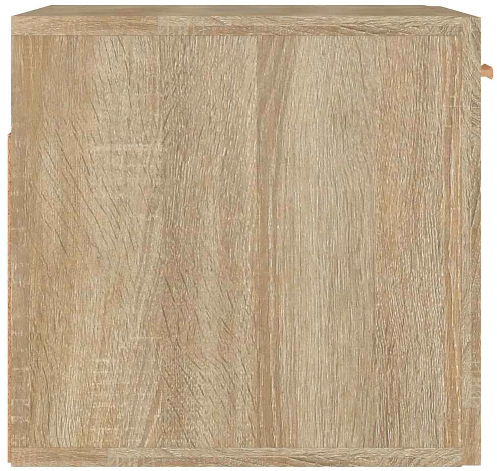 Sieninė spintelė, ąžuolo, 80x35x36,5cm, apdirbta mediena