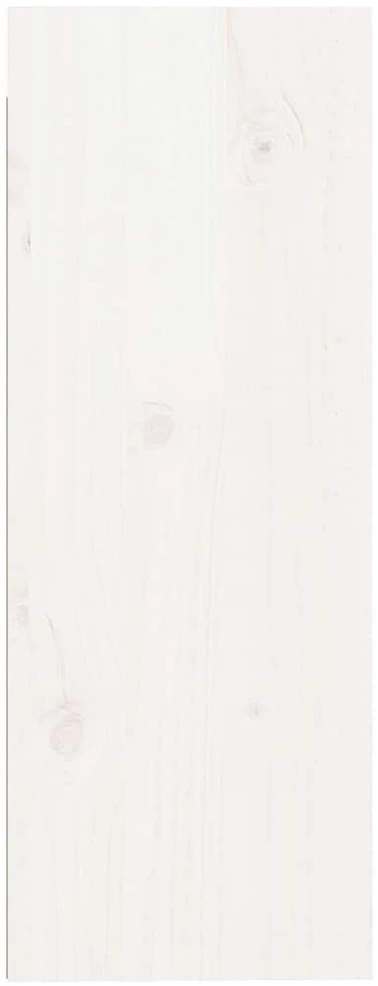 Sieninė spintelė, balta, 30x30x80cm, pušies masyvas