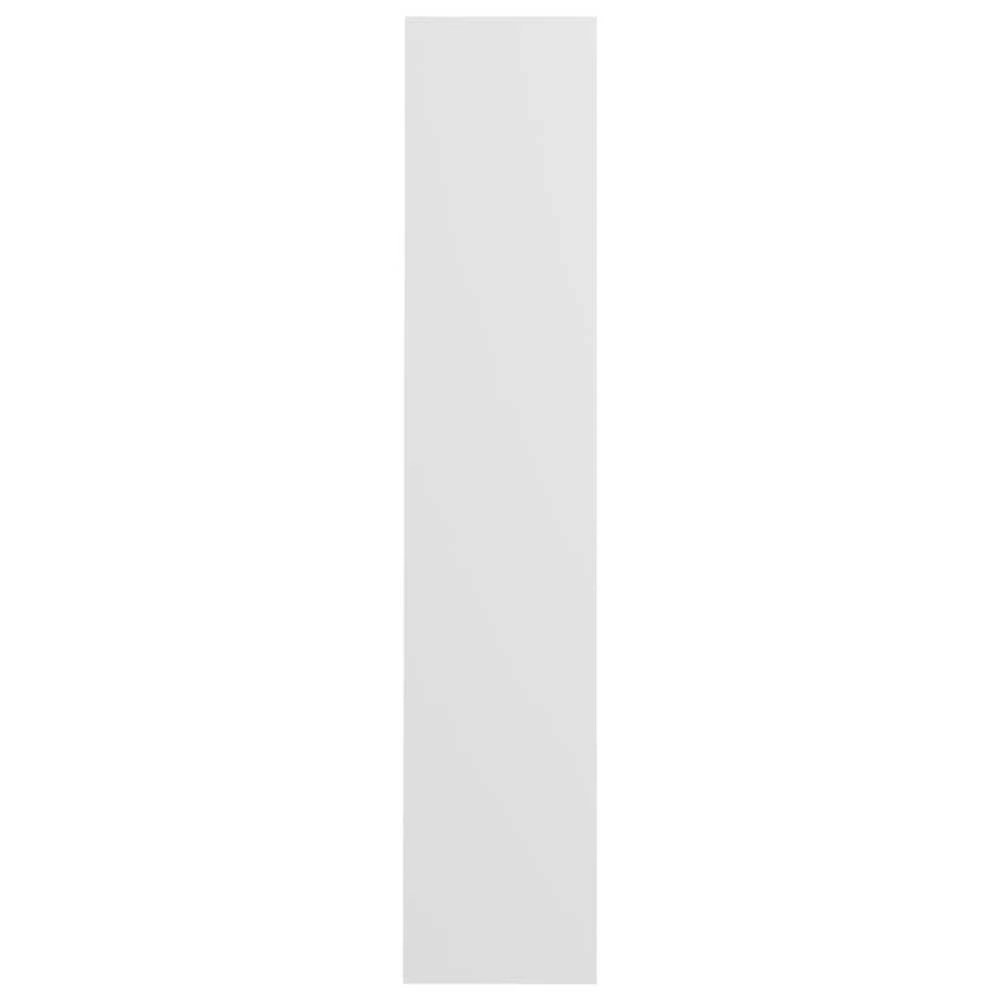 Sieninė spintelė batams, baltos spalvos, 60x18x90cm, MDP