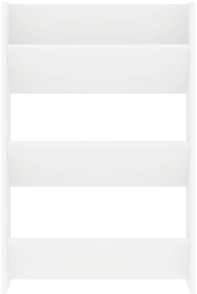 Sieninė spintelė batams, baltos spalvos, 60x18x90cm, MDP