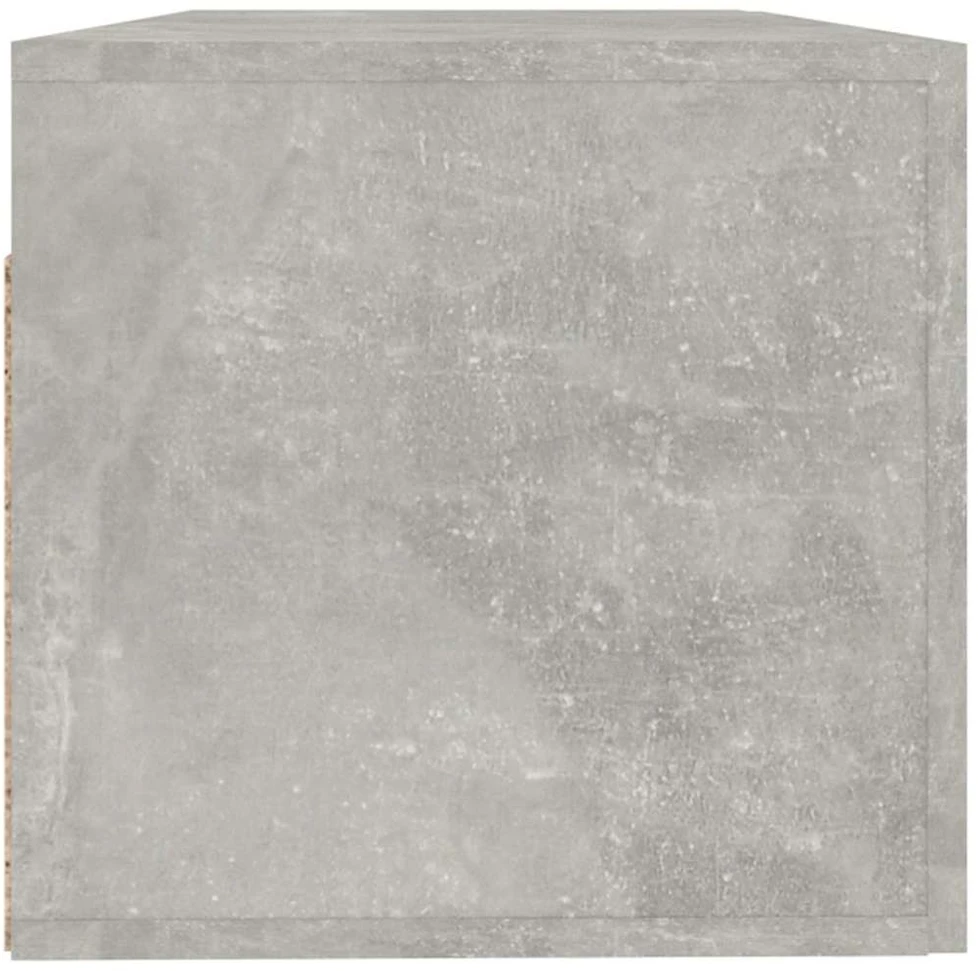 Sieninė spintelė, betono pilka, 100x36,5x35cm, apdirbta mediena