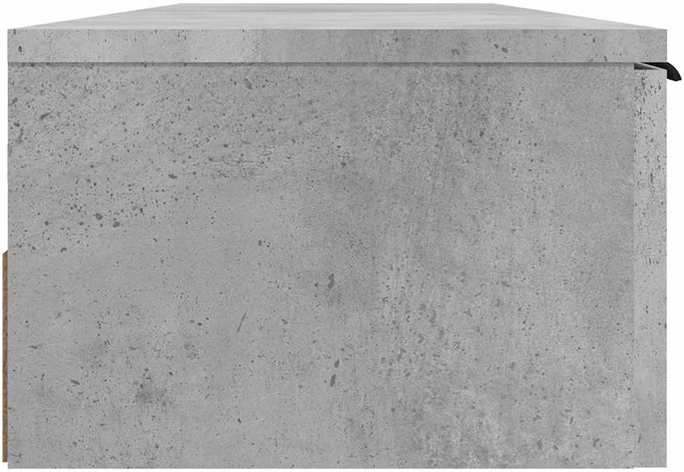 TV staliukas Sieninė spintelė, betono pilka, 102x30x20cm, apdirbta mediena