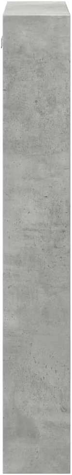 Sieninė spintelė, betono pilka, 50x15x100cm, apdirbta mediena