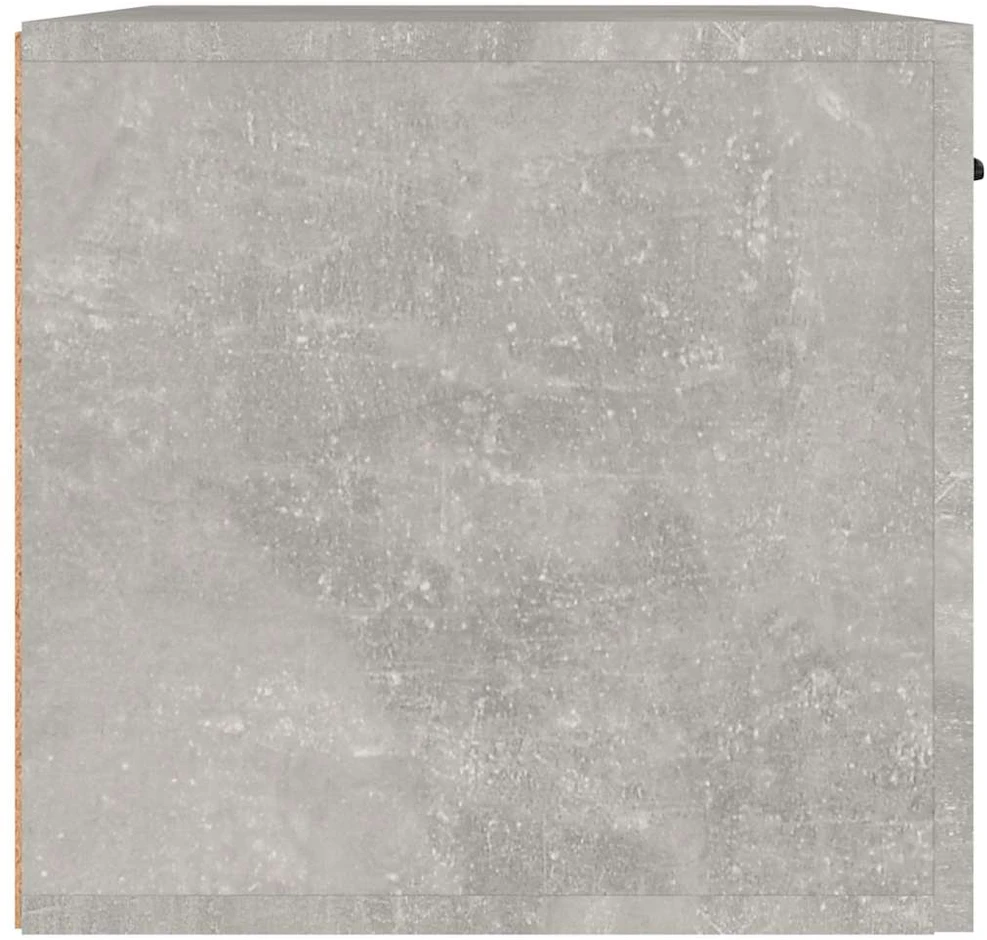 Sieninė spintelė, betono pilka, 60x36,5x35cm, apdirbta mediena