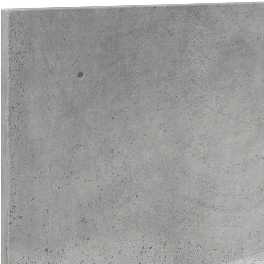 Sieninė spintelė, betono pilka, 70x16,5x30cm, apdirbta mediena