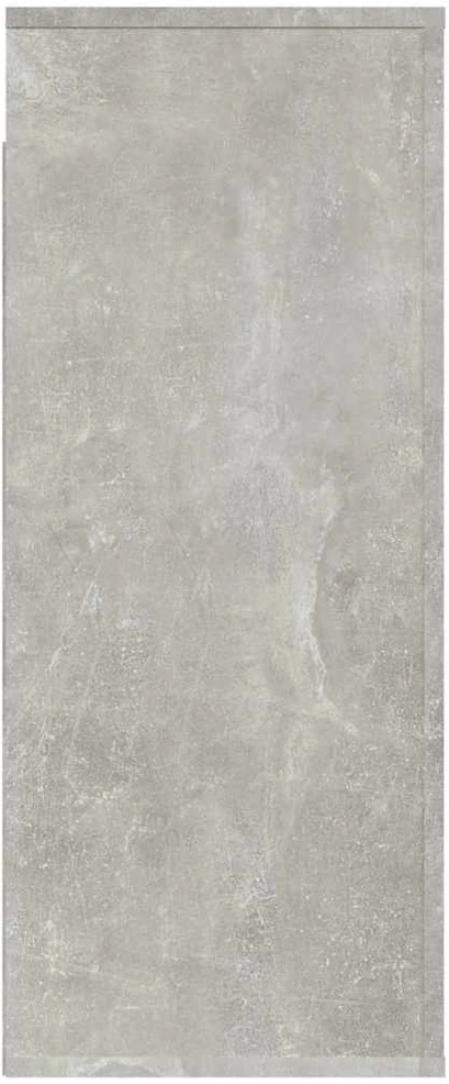 Sieninė spintelė, betono pilka, 80x33x80cm, apdirbta mediena