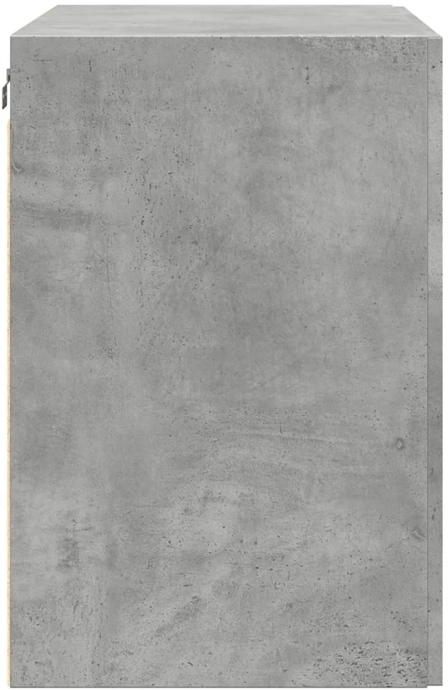 Sieninė spintelė, betono pilka, 80x42,5x64cm, apdirbta mediena