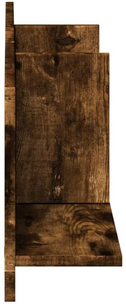Sieninė spintelė, dūminė, 100x16,5x30cm, apdirbta mediena
