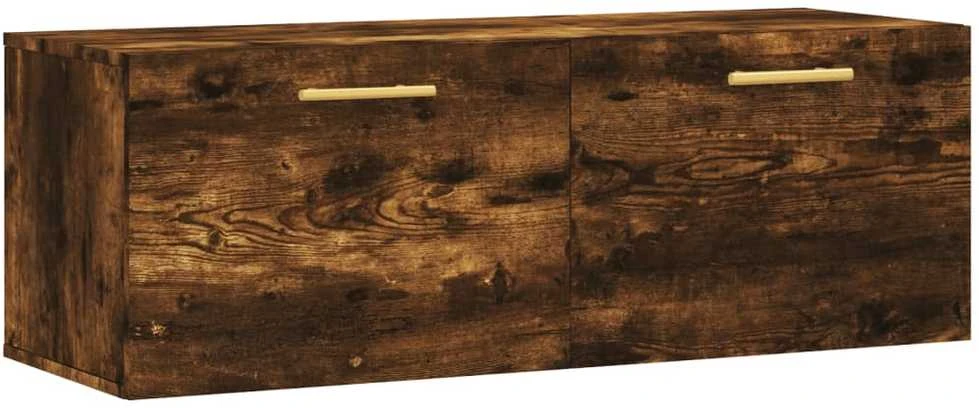 Sieninė spintelė, dūminio ąžuolo, 100x36,5x35cm, mediena