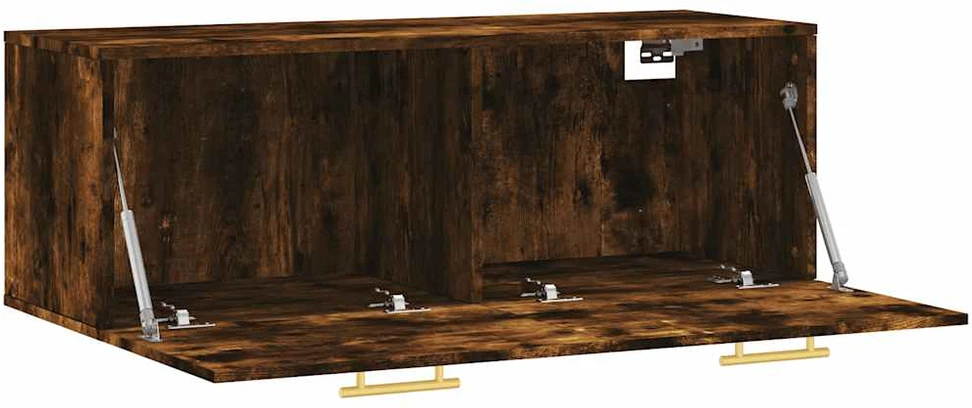 Sieninė spintelė, dūminio ąžuolo, 100x36,5x35cm, mediena