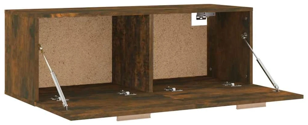 Sieninė spintelė, dūminio ąžuolo, 100x36,5x35cm, mediena
