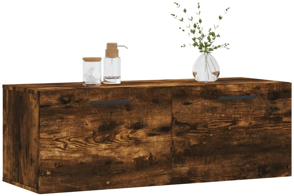 Sieninė spintelė, dūminio ąžuolo, 100x36,5x35cm, mediena