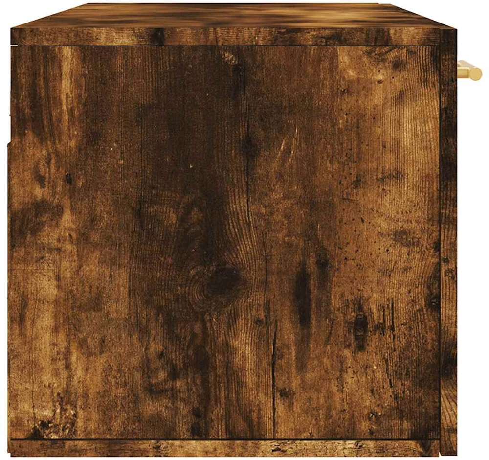 Sieninė spintelė, dūminio ąžuolo, 100x36,5x35cm, mediena