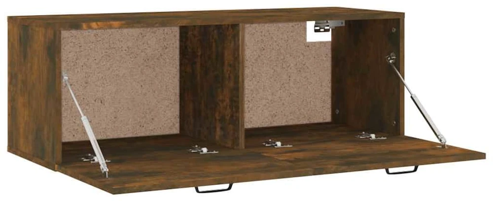Sieninė spintelė, dūminio ąžuolo, 100x36,5x35cm, mediena