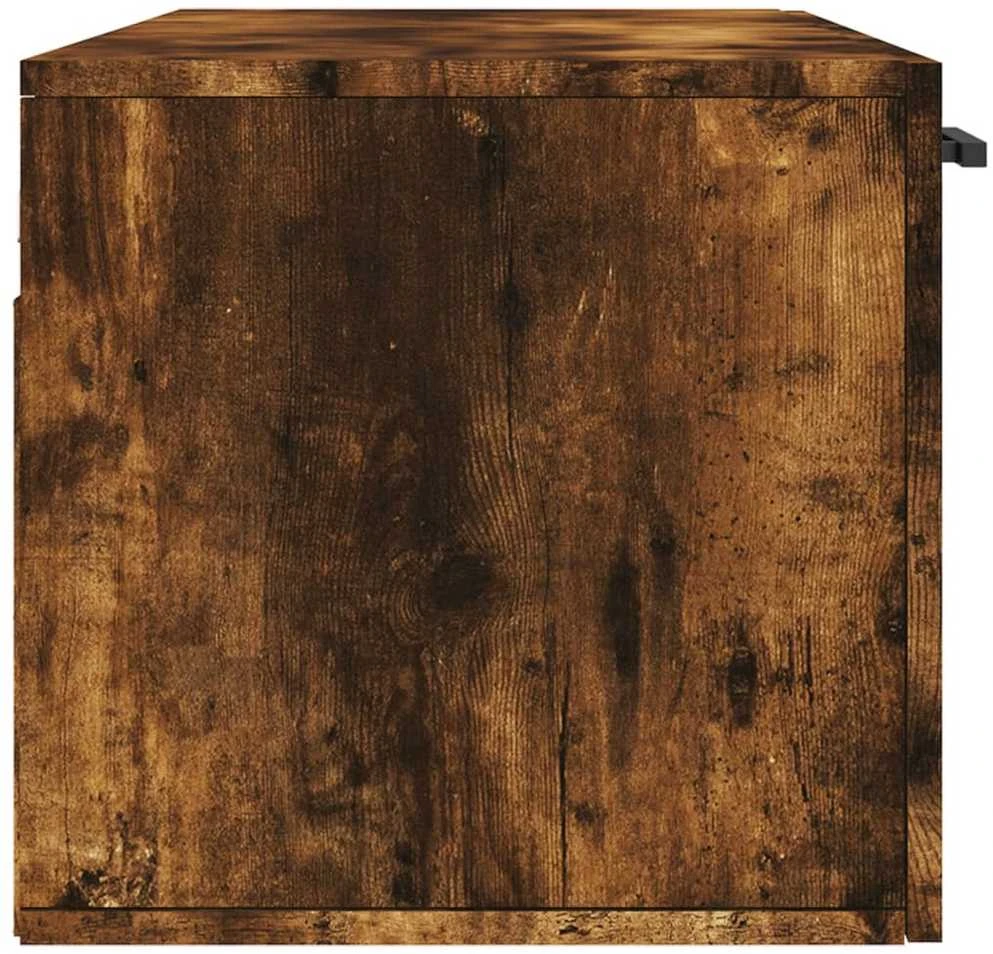 Sieninė spintelė, dūminio ąžuolo, 100x36,5x35cm, mediena