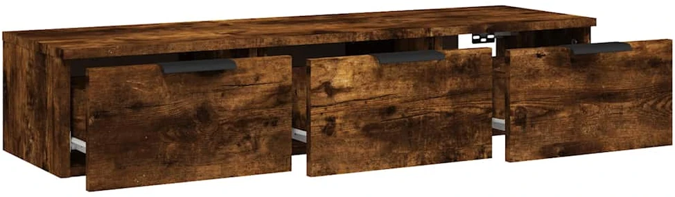 TV staliukas Sieninė spintelė, dūminio ąžuolo, 102x30x20cm, apdirbta mediena