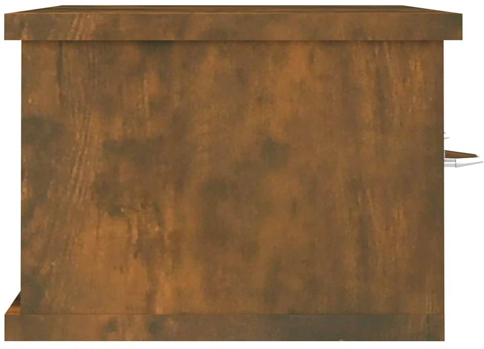 Sieninė spintelė, dūminio ąžuolo, 60x26x18,5cm, mediena