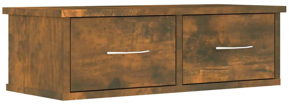 Sieninė spintelė, dūminio ąžuolo, 60x26x18,5cm, mediena
